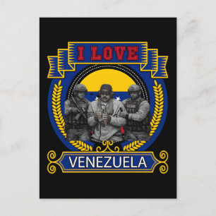 Venezuela Libre Maduro Live Gefangen T-Shirt Postkarte