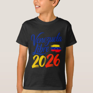 Venezuela Libre Patriotische Freiheitsflagge Kunst T-Shirt