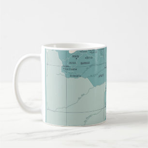 Venezuela Map - Vintage High Detailed vintage Illu Kaffeetasse