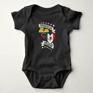 Venezuela Mexikanisches Herzblatt Venezuela Mexiko Baby Strampler