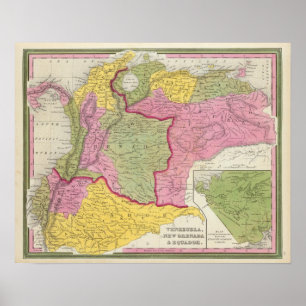 Venezuela, neues Grenada u. Equador Poster