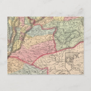 Venezuela, New Grenada und Equador 2 Postkarte