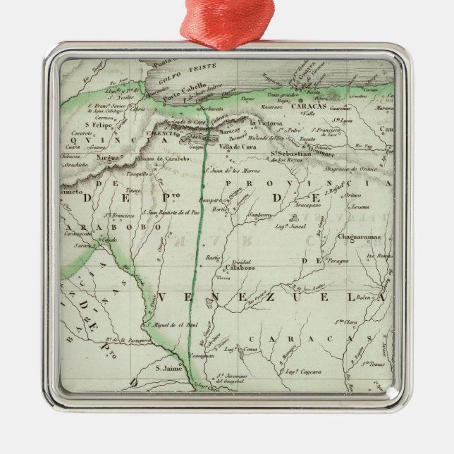Venezuela Ornament Aus Metall (Vorne)
