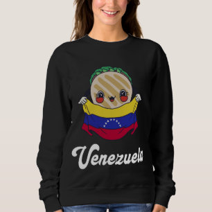 Venezuela Roots Arepa Venezuelan Herzenflagge Süd Sweatshirt