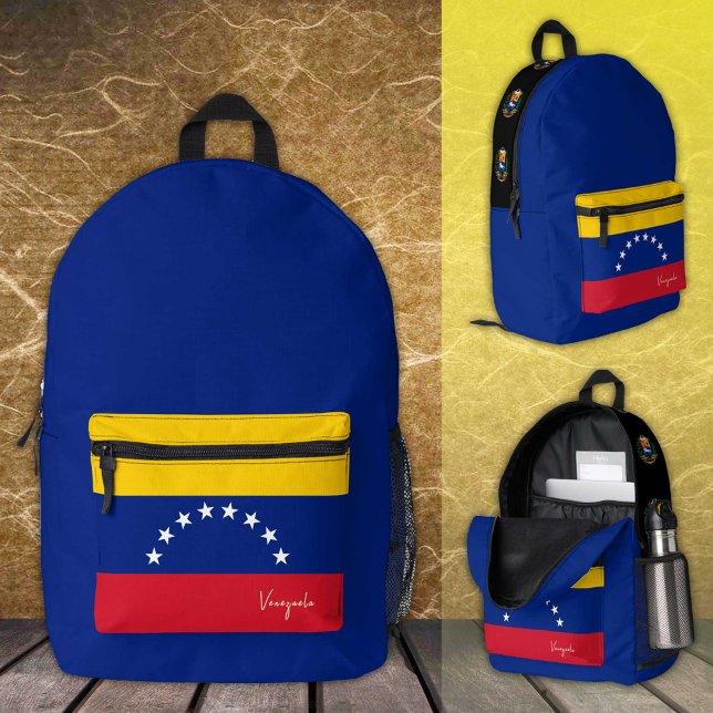 Venezuela, Rucksack, venezolanische Flagge / patri Bedruckter Rucksack (Von Creator hochgeladen)