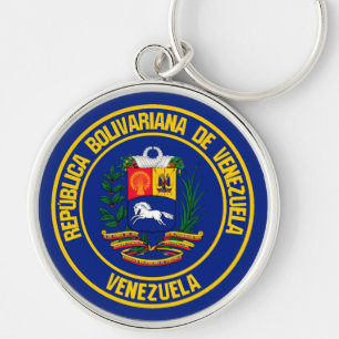 Venezuela-Runde Schlüsselanhänger