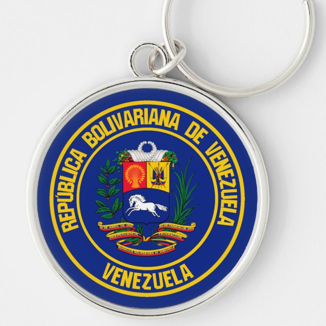 Venezuela-Runde Schlüsselanhänger (Vorne)