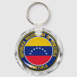 Venezuela-Runde Schlüsselanhänger