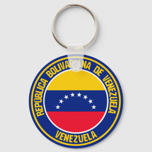 Venezuela-Runde Schlüsselanhänger