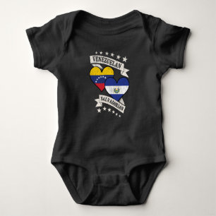 Venezuela Salvadorianische Herzflags Venezuela El  Baby Strampler