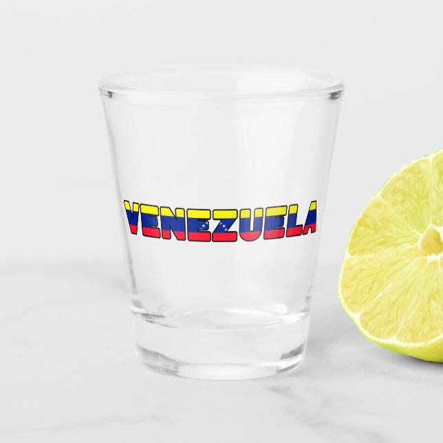 Venezuela Schnapsglas (Vorderseite)