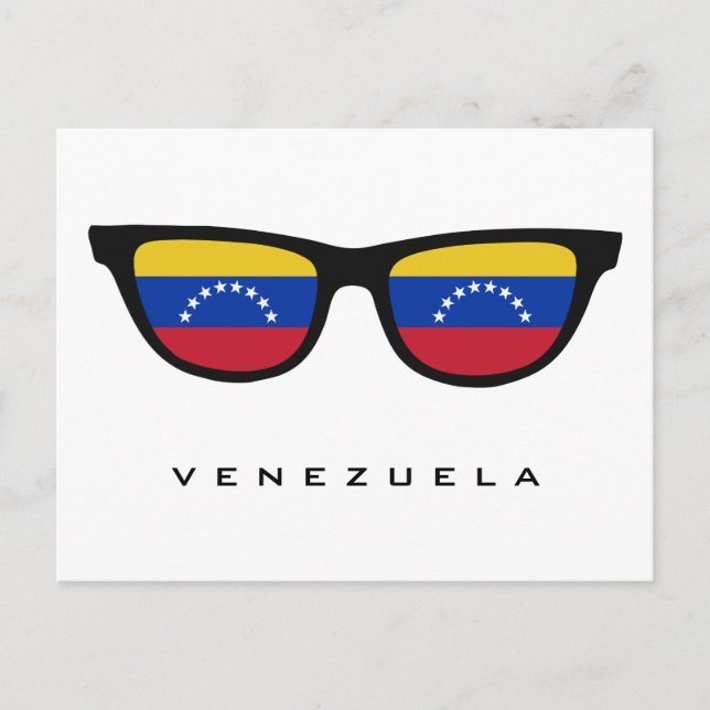 Venezuela Shades Custom Text & Color Postcard Postkarte (Vorderseite)
