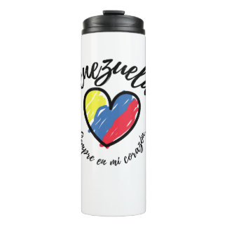 Venezuela Siempre En Mi Corazon Travel Mug Thermosbecher