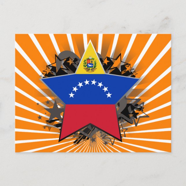 Venezuela Star Postkarte (Vorderseite)