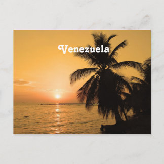 Venezuela Sunset Postkarte