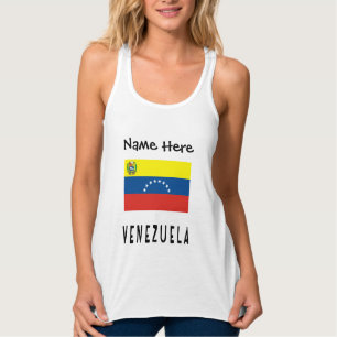 Venezuela Venezolanische Flagge Personalisierter N Tank Top