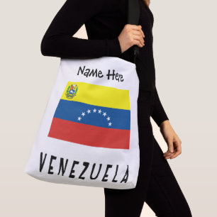 Venezuela Venezolanische Flagge Personalisierter N Tragetaschen Mit Langen Trägern