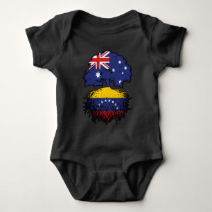 Venezuela Venezuelan Australian Australia Tree Baby Strampler