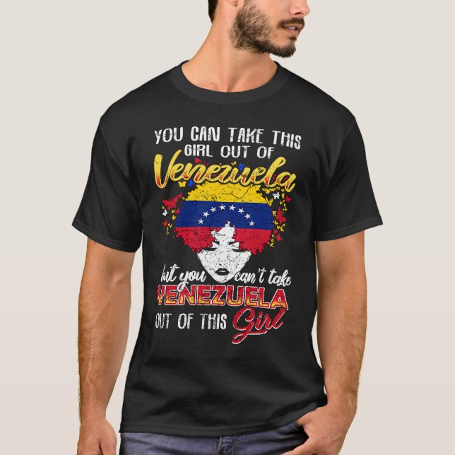 Venezuela Venezuelan Girl T-Shirt (Vorderseite)