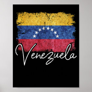 Venezuela Vintage Flagge Venezuelas Pride Roots Poster