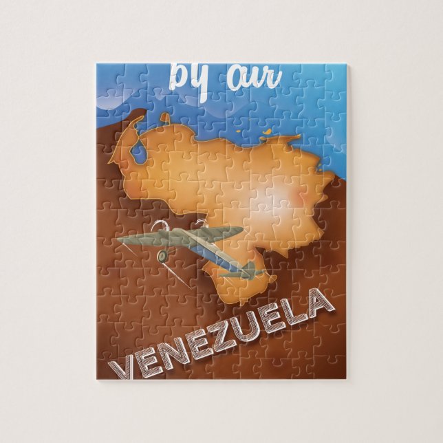 venezuela vintage reise poster puzzle (Vertikal)