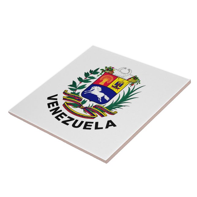 Venezuela-Wappen Fliese (Seite)