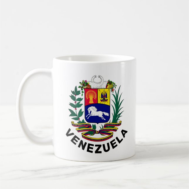 Venezuela-Wappen Kaffeetasse (Links)