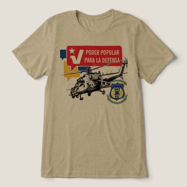 VENEZUELAN ARMY Tri-Blend SHIRT (Design Vorderseite)
