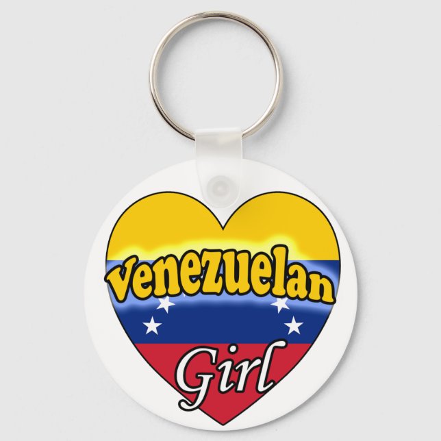 Venezuelan Girl Schlüsselanhänger (Vorderseite)