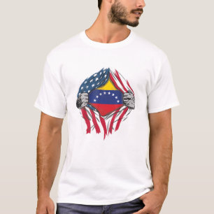 Venezuelas Blut im Innern von Me Venezuela Flaggen T-Shirt