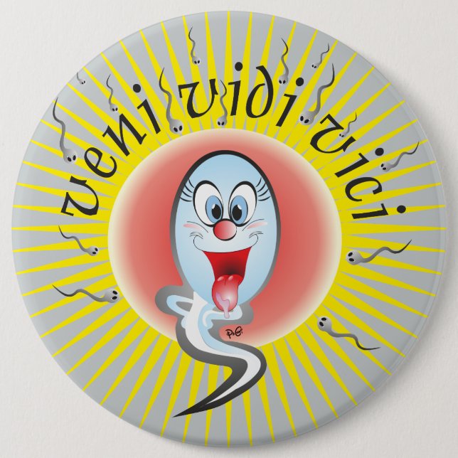 veni vedi vici Button (Vorderseite)