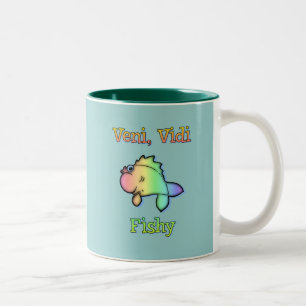 Veni Vidi fischartig Zweifarbige Tasse