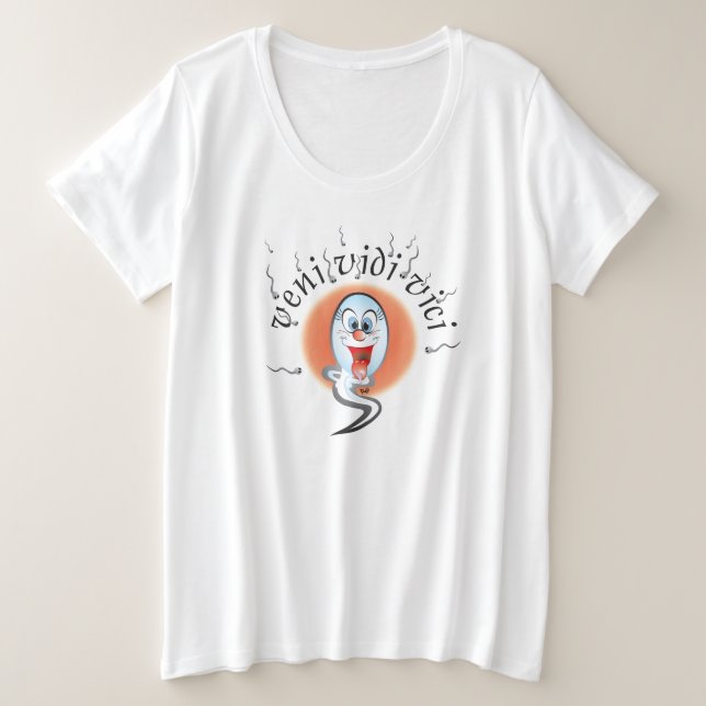 Veni Vidi Vici Bald Mami T-Shirt (Design vorne)