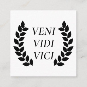Veni Vidi Vici Begleitkarte