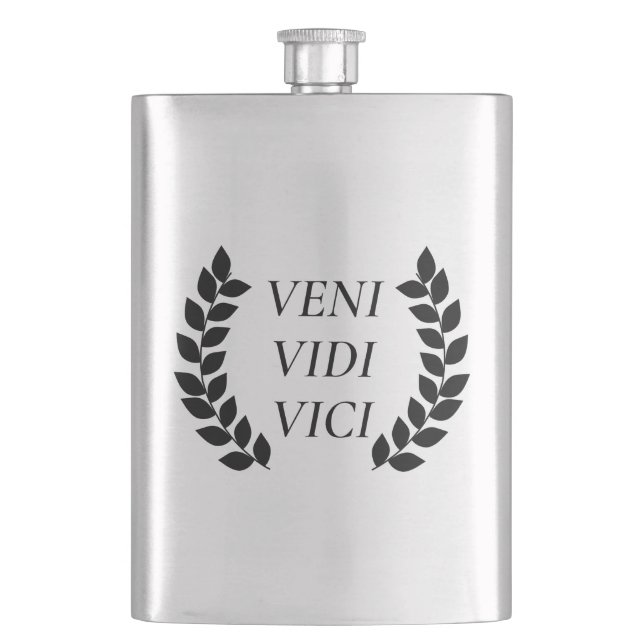 Veni Vidi Vici Flachmann (Vorderseite)