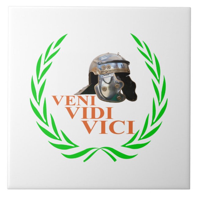 Veni Vidi Vici Fliese (Vorderseite)