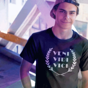Veni Vidi Vici Funny Gamer Athlete Graduate T-Shirt