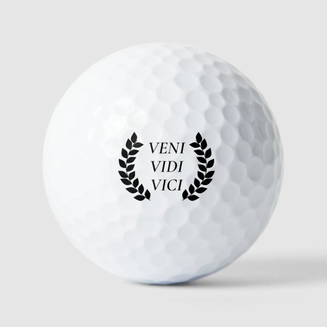 Veni Vidi Vici Golfball (Vorderseite)