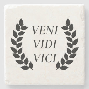Veni Vidi Vici I kam ich sah ich erobert Steinuntersetzer