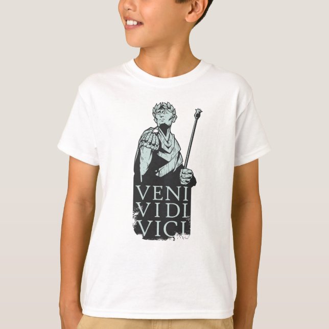 Veni Vidi Vici Julius Caesar Roman T-Shirt (Vorderseite)