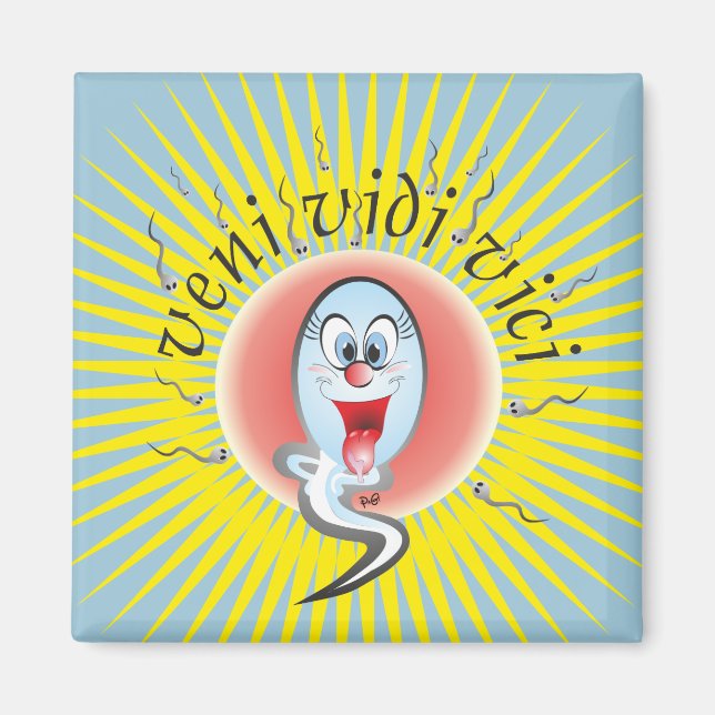 veni vidi vici Magnet (Vorne)