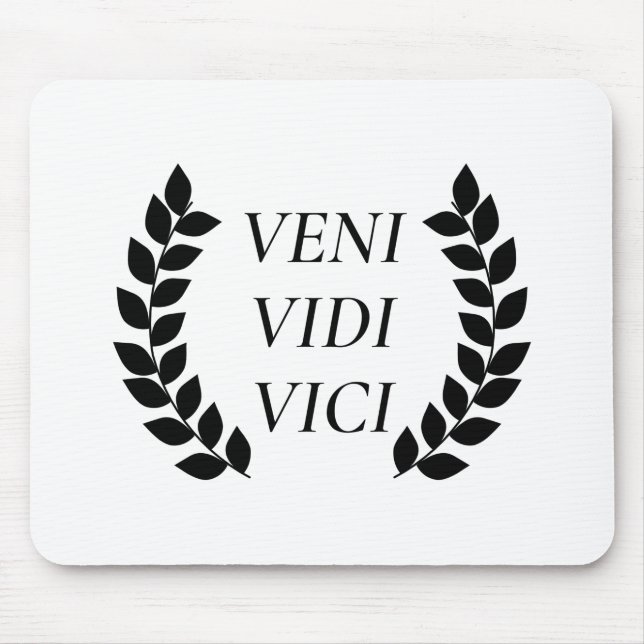 Veni Vidi Vici Mousepad (Vorne)