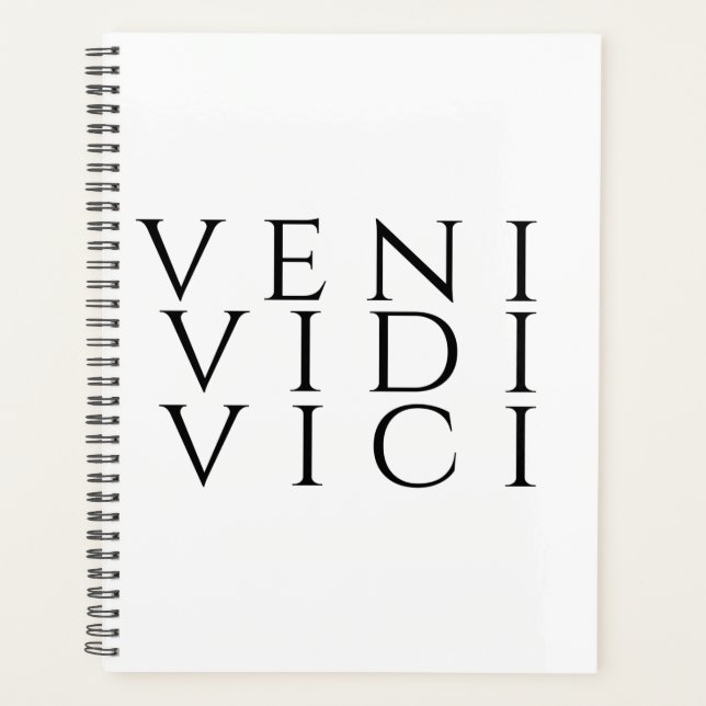 Veni Vidi Vici Planer (Vorderseite)