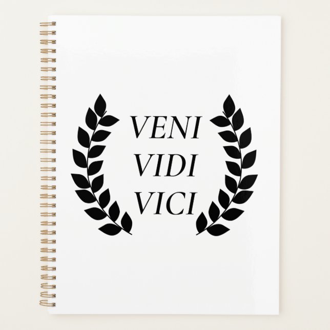 Veni Vidi Vici Planer (Vorderseite)