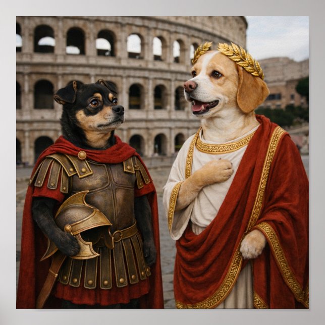 "Veni, Vidi, Vici" Poster (Vorne)