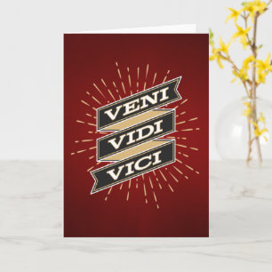 Veni Vidi Vici Red Karte