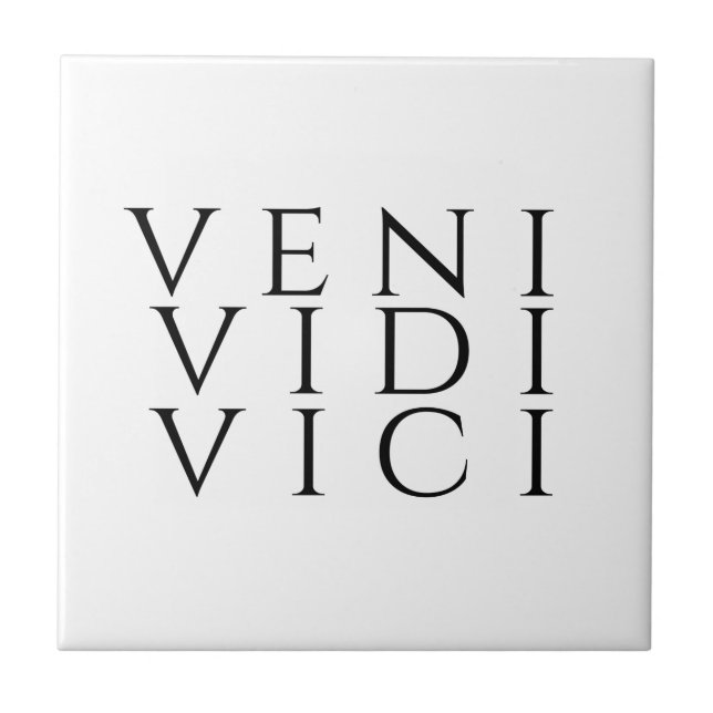 Veni Vidi Vici Untersetzer (Vorderseite)
