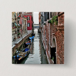 Venice Alleyway Button