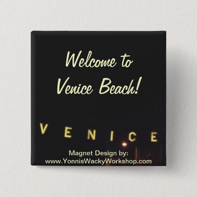Venice Beach Button (Vorderseite)