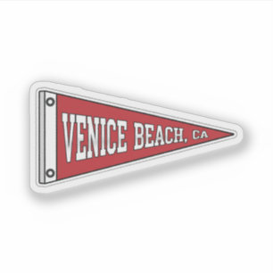 Venice Beach, CA-Wimpel Aufkleber